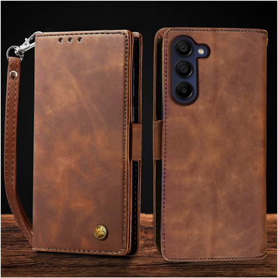 Samsung Galaxy S22 5G Premium PU Leather Wallet flip Cover Case By Excelsior