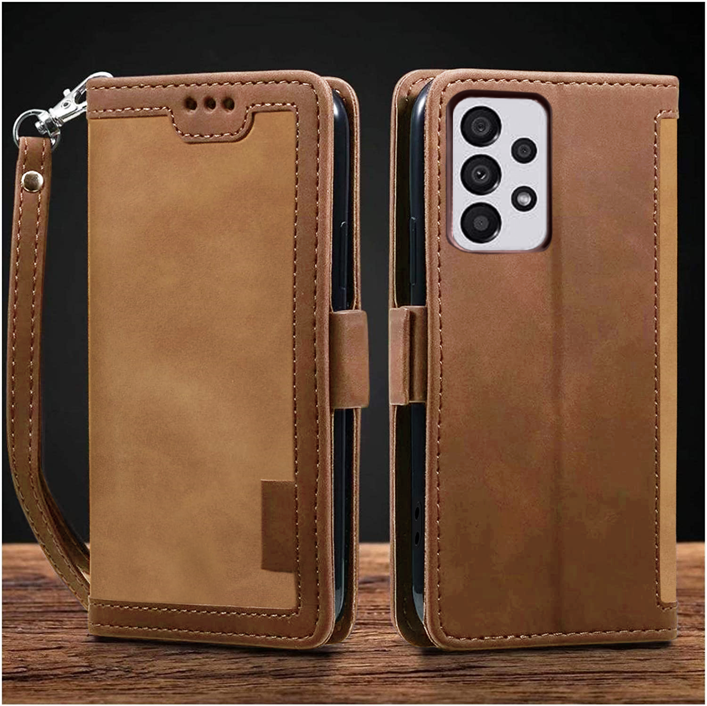 Excelsior Premium Leather Wallet flip Cover Case For Samsung Galaxy A53