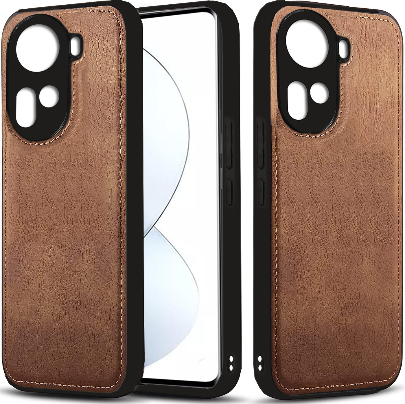 Oppo Reno 11 5G Premium PU Leather Back Cover Case By Excelsior