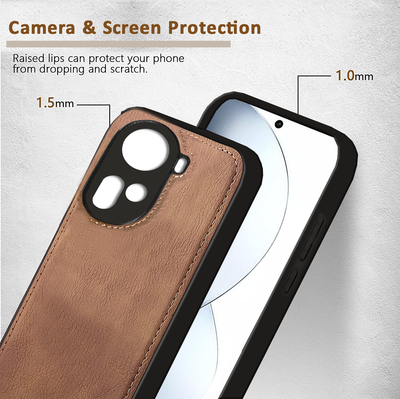 Oppo Reno 11 5G Premium PU Leather Back Cover Case By Excelsior