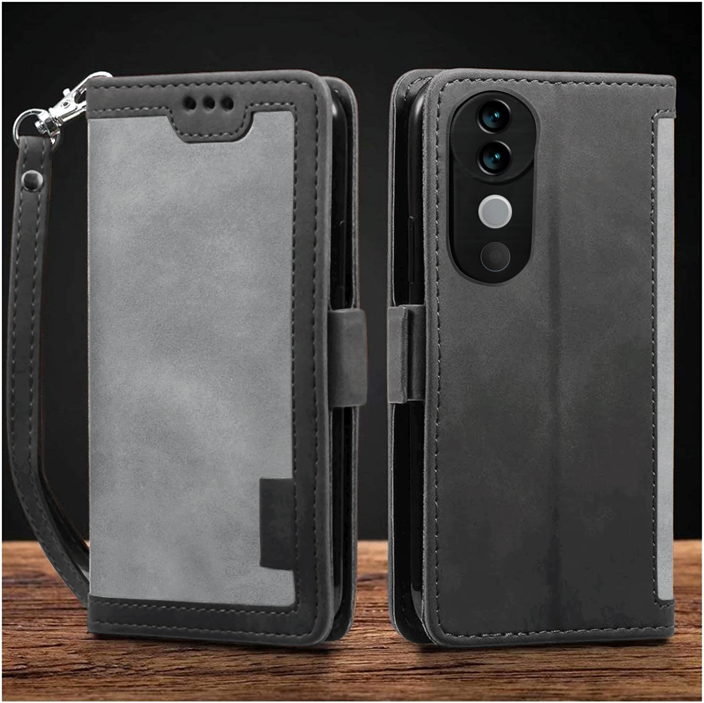 Vivo V40 | V40 Pro 5G Premium PU Leather Wallet flip Cover Case By Excelsior