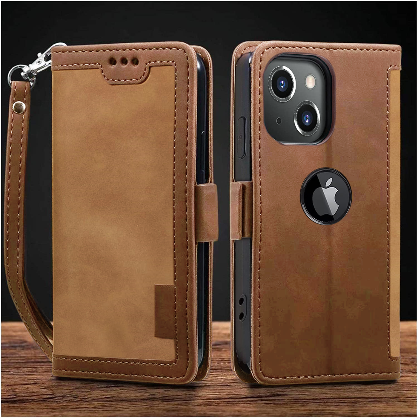 Excelsior Premium PU Leather Wallet flip Cover Case For Apple iPhone 13