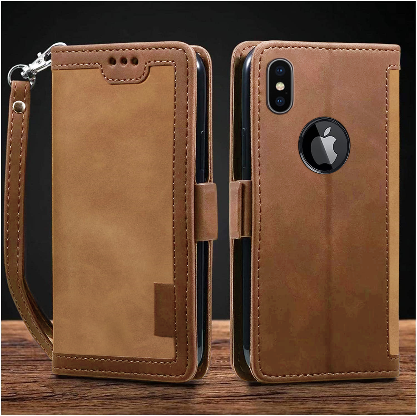 Excelsior Premium PU Leather Wallet flip Cover Case For Apple iPhone X | Xs