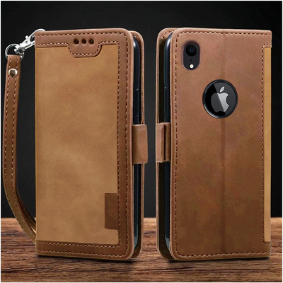 Excelsior Premium PU Leather Wallet flip Cover Case For Apple iPhone XR